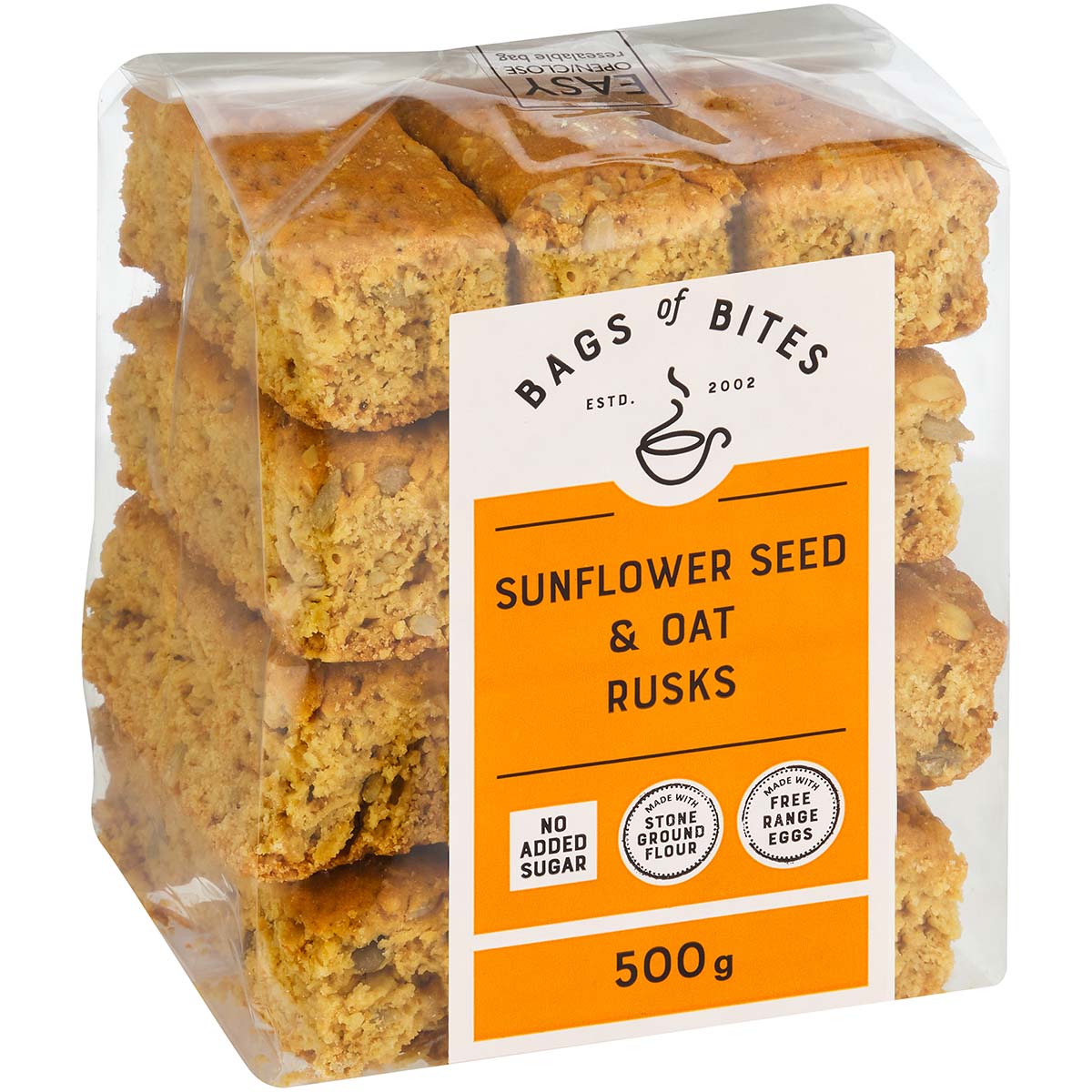 Sunflower Seed & Oat Rusks - No Added Sugar