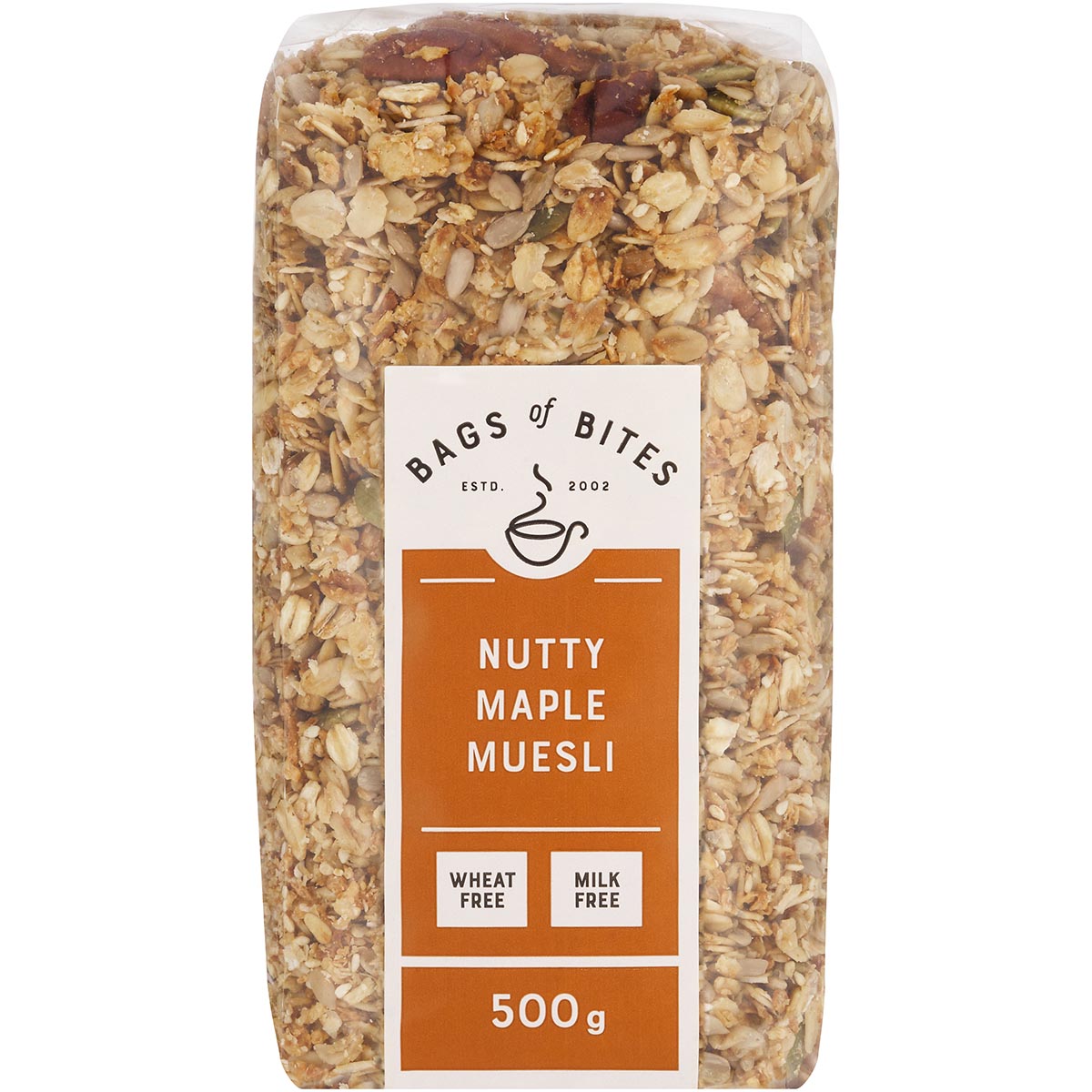 Nutty Maple Muesli - Wheat Free, Dairy Free