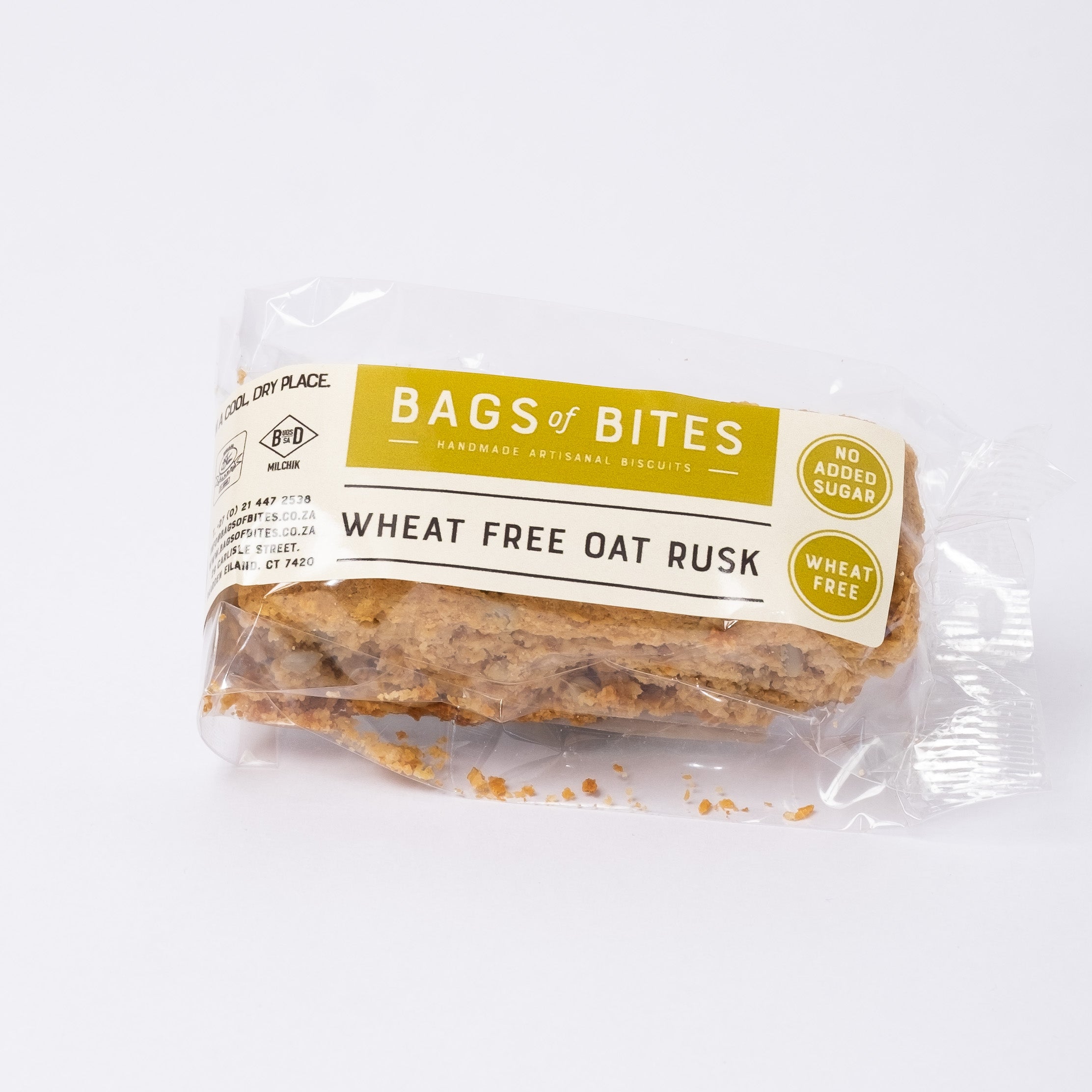 Wheat Free Oat Rusks - Individually Wrapped
